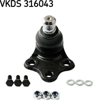 SKF VKDS 316043 - Gornja / donja kugla parts5.com