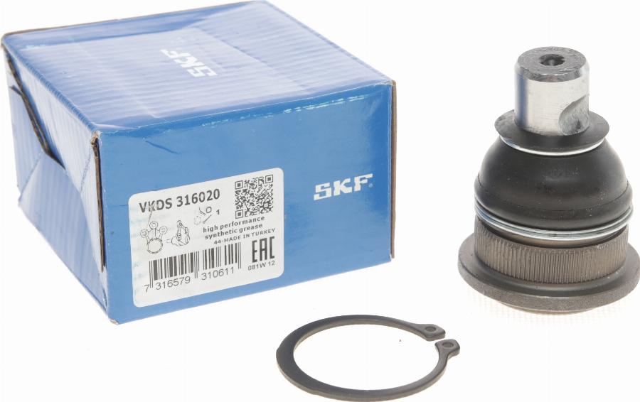 SKF VKDS 316020 - Шаровая опора, несущий / направляющий шарнир parts5.com