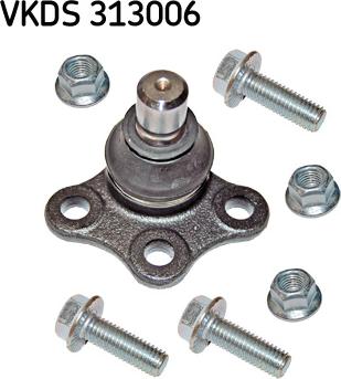 SKF VKDS 313006 - Шаровая опора, несущий / направляющий шарнир parts5.com