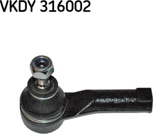 SKF VKDY 316002 - Końcówka drążka kierowniczego poprzecznego parts5.com