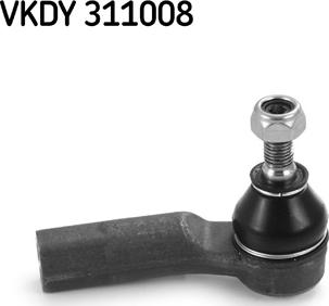 SKF VKDY 311008 - Vezetőkar fej parts5.com