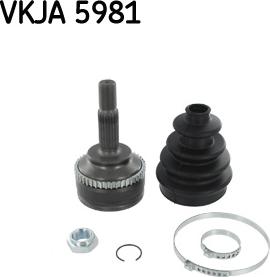 SKF VKJA 5981 - Zestaw przegubu, wał napędowy parts5.com