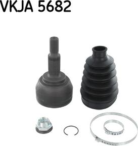 SKF VKJA 5682 - Zestaw przegubu, wał napędowy parts5.com