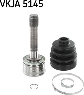 SKF VKJA 5145 - Juego de articulación, árbol de transmisión parts5.com