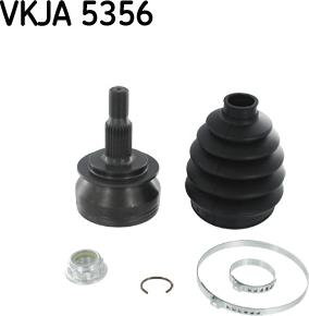 SKF VKJA 5356 - Jeu de joints, arbre de transmission parts5.com