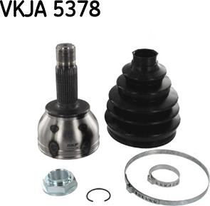 SKF VKJA 5378 - Σετ άρθρωσης, άξονας μετάδ. κίν. parts5.com