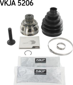 SKF VKJA 5206 - Nivelsarja, vetoakseli parts5.com