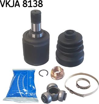 SKF VKJA 8138 - Σετ άρθρωσης, άξονας μετάδ. κίν. parts5.com