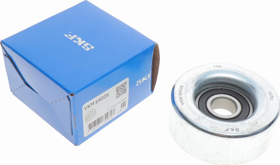 SKF VKM 64026 - Polea inversión / guía, correa poli V parts5.com