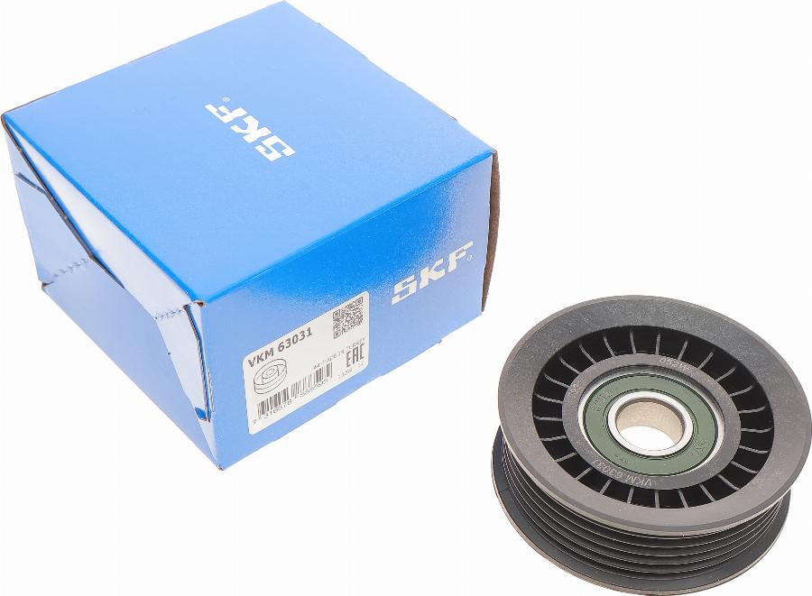 SKF VKM 63031 - Usmeravajući / vodeći točkić, klinasti rebrasti kaiš parts5.com