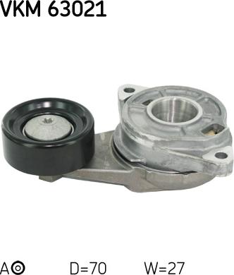 SKF VKM 63021 - Rola ghidare / conducere, curea transmisie parts5.com