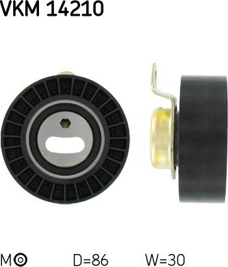 SKF VKM 14210 - Tensioner Pulley, timing belt parts5.com