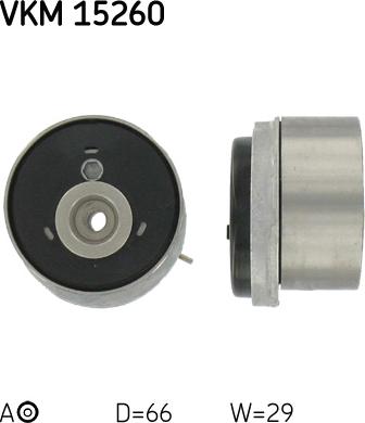 SKF VKM 15260 - Kiristysrulla, hammashihnat parts5.com