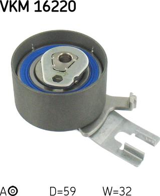 SKF VKM 16220 - Rola intinzator,curea distributie parts5.com