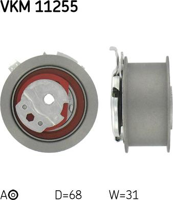 SKF VKM 11255 - Germe makarası, triger kayışı parts5.com