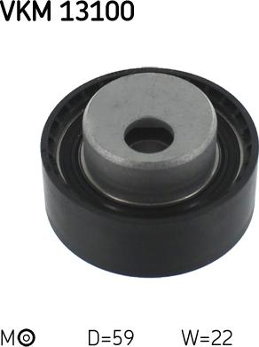 SKF VKM 13100 - Rolka napinacza, pasek rozrządu parts5.com