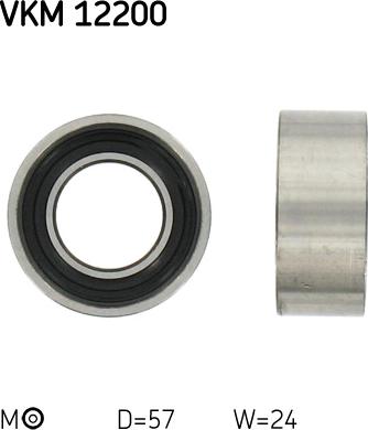 SKF VKM 12200 - Poulie-tendeur, courroie de distribution parts5.com