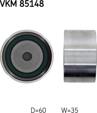 SKF VKM 85148 - Deflection / Guide Pulley, timing belt parts5.com