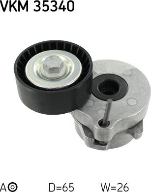 SKF VKM 35340 - Τροχαλία παρέκκλισης, ιμάντας poly-V parts5.com