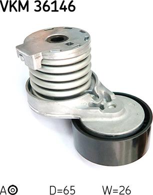 SKF VKM 36146 - Rolka kierunkowa / prowadząca, pasek klinowy zębaty parts5.com