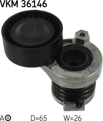 SKF VKM 36146 - Rolka kierunkowa / prowadząca, pasek klinowy zębaty parts5.com