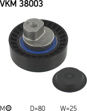 SKF VKM 38003 - Umlenk / Führungsrolle, Keilrippenriemen parts5.com