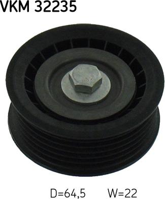 SKF VKM 32235 - Паразитна / водеща ролка, пистов ремък parts5.com