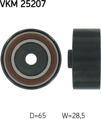 SKF VKM 25207 - Saptırma / Kılavuz makarası, triger kayışı parts5.com