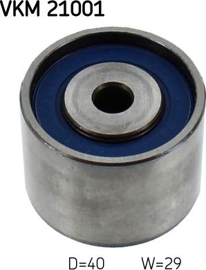 SKF VKM 21001 - Obehová / vodiaca kladka ozubeného remeňa parts5.com