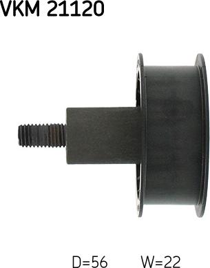 SKF VKM 21120 - Ohjainrulla, hammashihna parts5.com