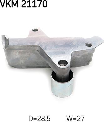 SKF VKM 21170 - Szíjtárcsa / vezetőgörgő, fogasszíj parts5.com