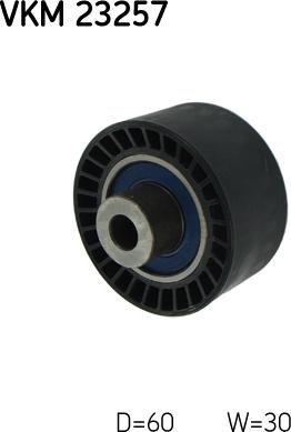 SKF VKM 23257 - Паразитна / водеща ролка, зъбен ремък parts5.com