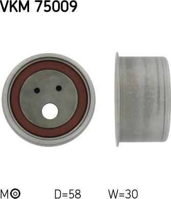 SKF VKM 75009 - Tensioner Pulley, timing belt parts5.com