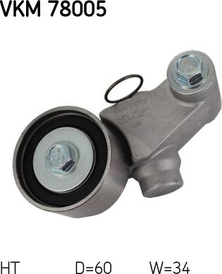 SKF VKM 78005 - Натяжной ролик, ремень ГРМ parts5.com