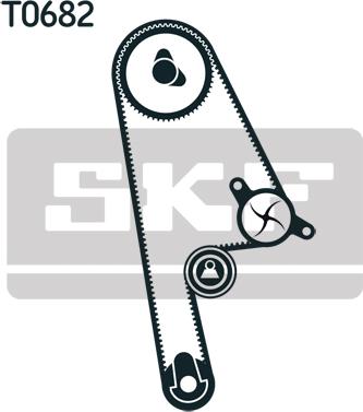 SKF VKMA 93005 - Juego de correas dentadas parts5.com