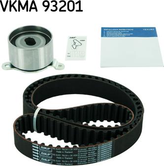 SKF VKMA 93201 - Комплект ангренажен ремък parts5.com