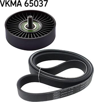 SKF VKMA 65037 - V-Ribbed Belt Set parts5.com