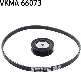 SKF VKMA 66073 - Juego de correas trapeciales poli V parts5.com