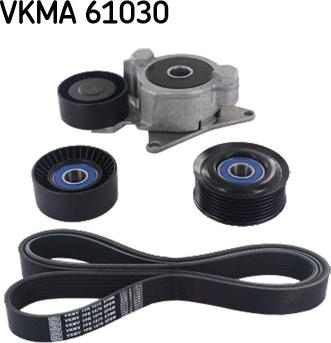 SKF VKMA 61030 - Hosszbordás szíj készlet parts5.com