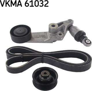 SKF VKMA 61032 - Hosszbordás szíj készlet parts5.com