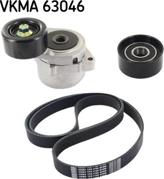 SKF VKMA 63046 - Set curea transmisie cu caneluri parts5.com