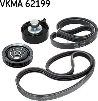 SKF VKMA 62199 - V-Ribbed Belt Set parts5.com