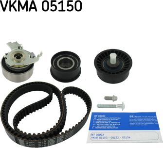 SKF VKMA 05150 - Set curea de distributie parts5.com