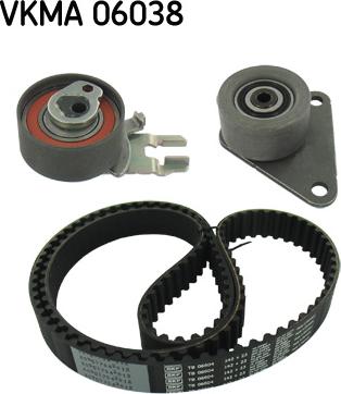 SKF VKMA 06038 - Komplet (kit) zobatega jermena parts5.com