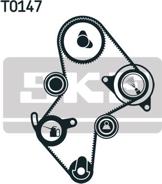 SKF VKMA 06114 - Komplet zupčastog kaiša parts5.com