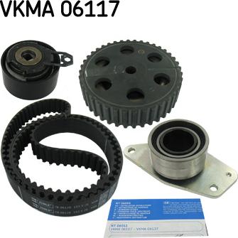 SKF VKMA 06117 - Комплект ремня ГРМ parts5.com