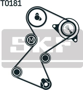 SKF VKMA 06128 - Σετ οδοντωτού ιμάντα parts5.com