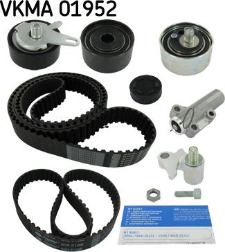 SKF VKMA 01952 - Комплект ангренажен ремък parts5.com