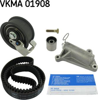 SKF VKMA 01908 - Komplet zupčastog kaiša parts5.com