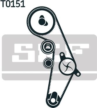 SKF VKMC 01918-2 - Vesipumppu + jakohihnasarja parts5.com